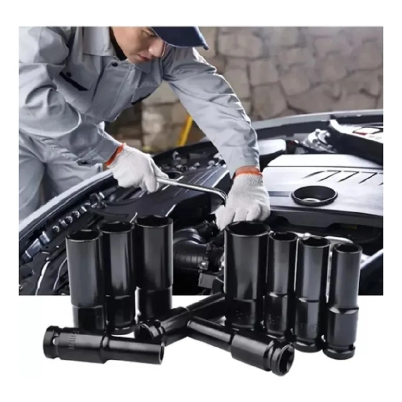 KIT 20 PIEZAS LLAVES VASO 1/2 MECANICA PROFESIONAL - 6