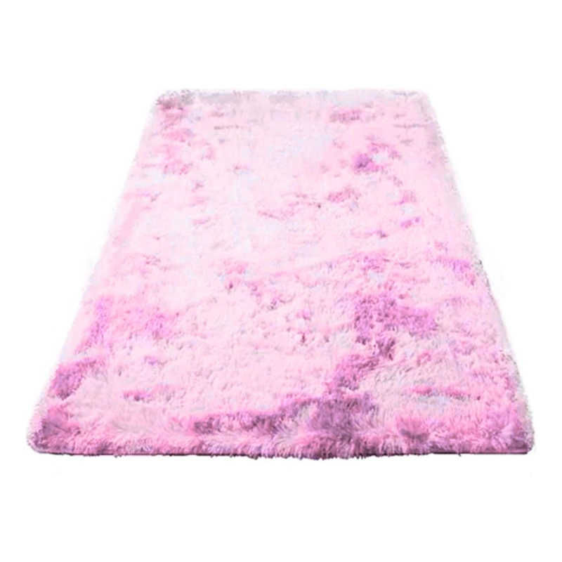 ALFOMBRA BAJADA CAMA PELUDA SUPER SUAVE 161X58 CM ROSA - 1