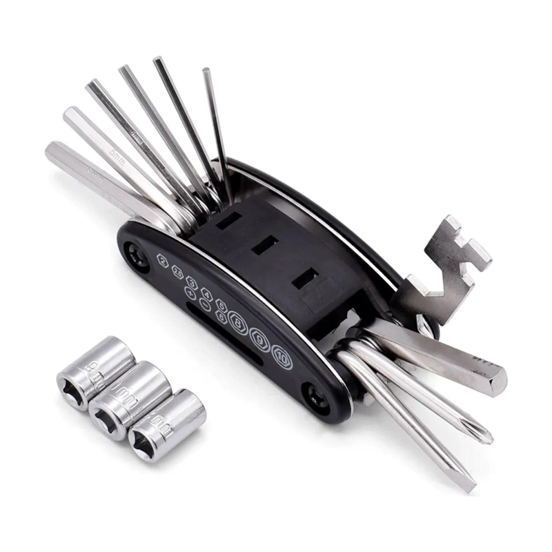 KIT HERRAMIENTAS BICICLETAS PARCHE PINCHAZO REPARACION - 3