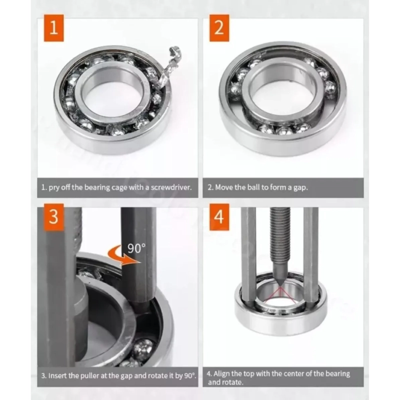 KIT 21 PIEZAS EN 1 EXTRACTOR INTERNO RODAMIENTO PRECISION - 5