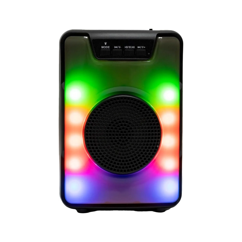 PARLANTE BLUETOOTH RECARGABLE PORTATIL 3 WATT NEGRO - 4