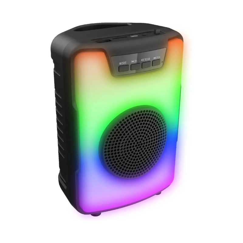 PARLANTE BLUETOOTH RECARGABLE PORTATIL 3 WATT NEGRO - 5