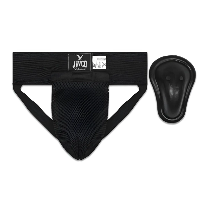 PROTECTOR GENITAL JAVCO BOXEO HOMBRE TALLA XS NEGRO - 4