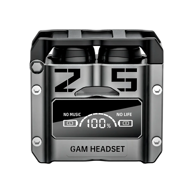 AUDIFONOS BLUETOOTH INALAMBRICOS GAMER 5.3 NEGRO - 2