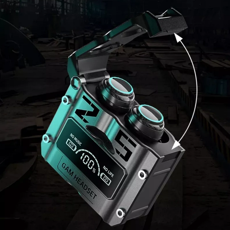 AUDIFONOS BLUETOOTH INALAMBRICOS GAMER 5.3 NEGRO - 5