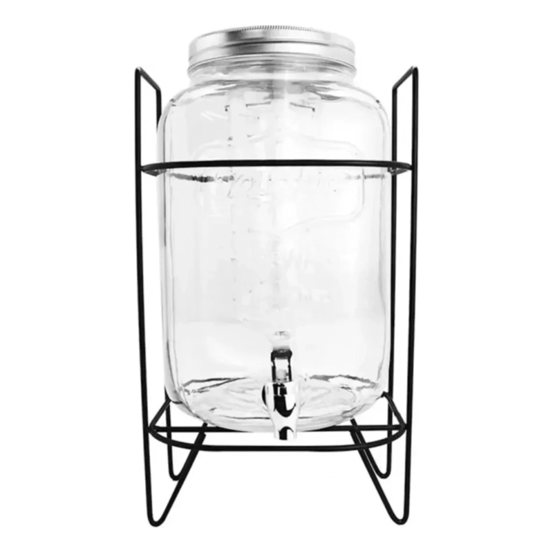 DISPENSADOR JUGO STAND METALICO 4 LT - 1