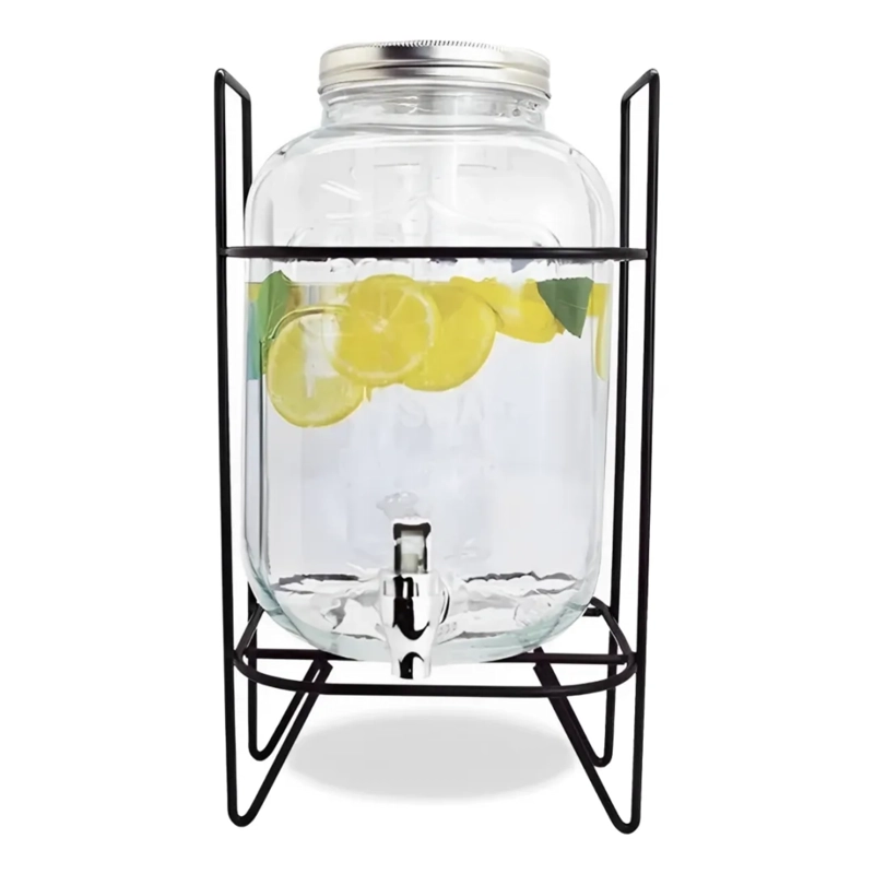 DISPENSADOR JUGO STAND METALICO 4 LT - 2