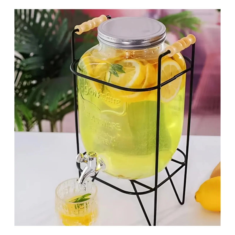 DISPENSADOR JUGO STAND METALICO 4 LT - 4