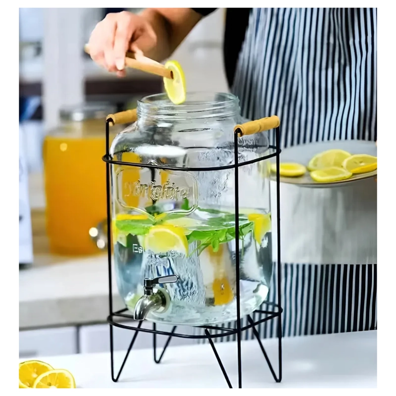 DISPENSADOR JUGO STAND METALICO 4 LT - 5