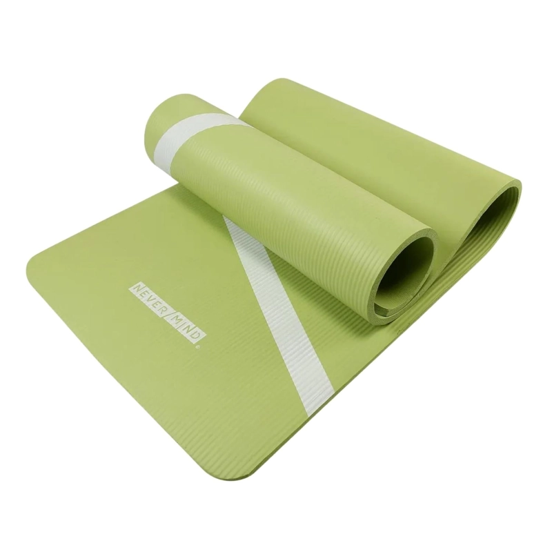 MAT ALFOMBRILLA YOGA PILATES EJERCICIO CORREA 15 MM VERDE - 1
