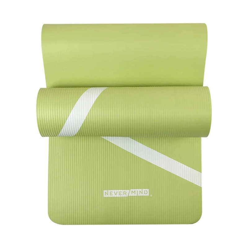 MAT ALFOMBRILLA YOGA PILATES EJERCICIO CORREA 15 MM VERDE - 2