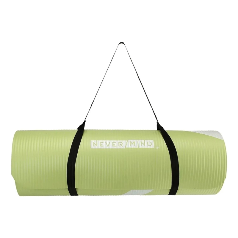 MAT ALFOMBRILLA YOGA PILATES EJERCICIO CORREA 15 MM VERDE - 3