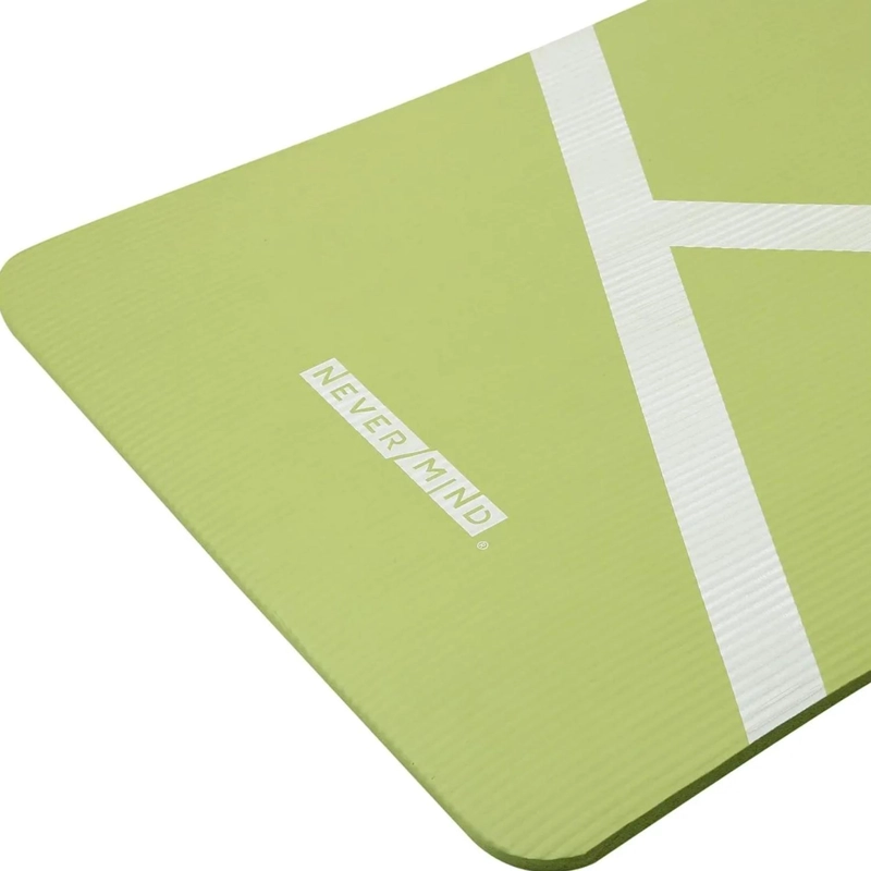 MAT ALFOMBRILLA YOGA PILATES EJERCICIO CORREA 15 MM VERDE - 5