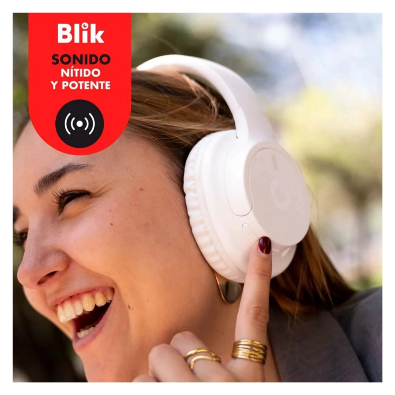 AUDIFONOS PORTATIL BLUETOOTH SOUL BLIK 20 WATT BLANCO - 3