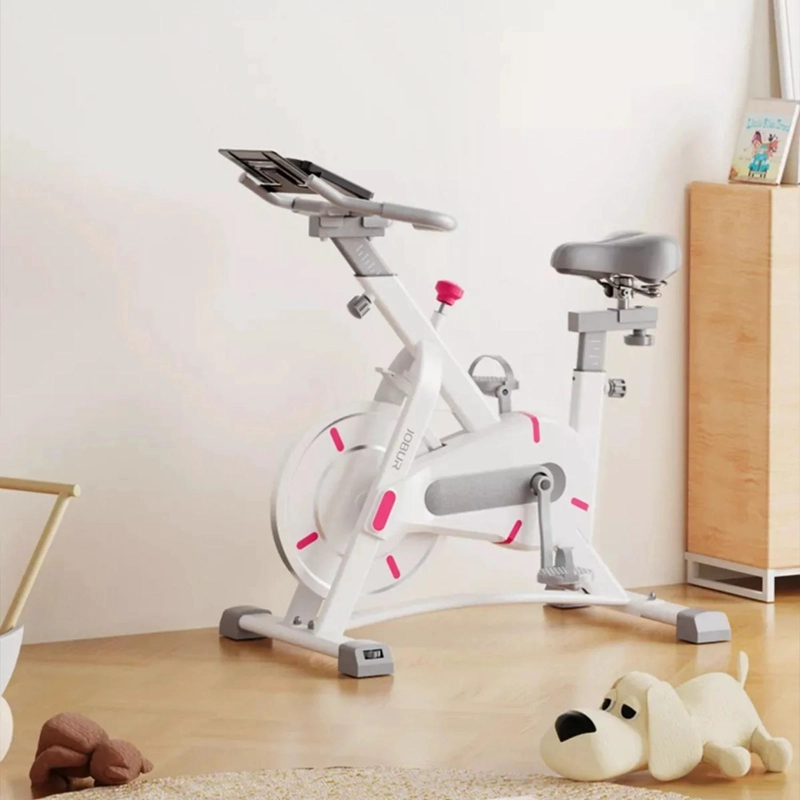 BICICLETA ESTATICA SPINNING PROFESIONAL 200 KG BLANCO - 4