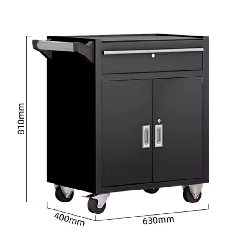 MUEBLE ORGANIZADOR TATUAJES 72X40X80 CM NEGRO - 3