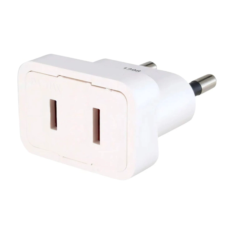ADAPTADOR ENCHUFE AMERICANO 2 PUERTOS 2200 WATT - 1