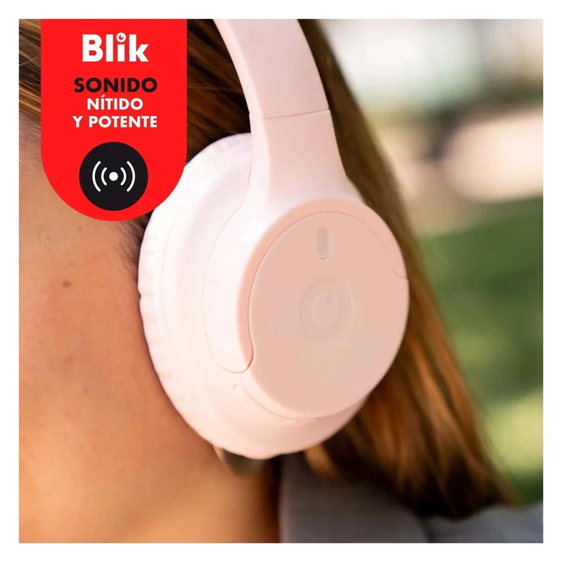 AUDIFONOS PORTATIL BLUETOOTH SOUL BLIK 20 WATT ROSA - 3