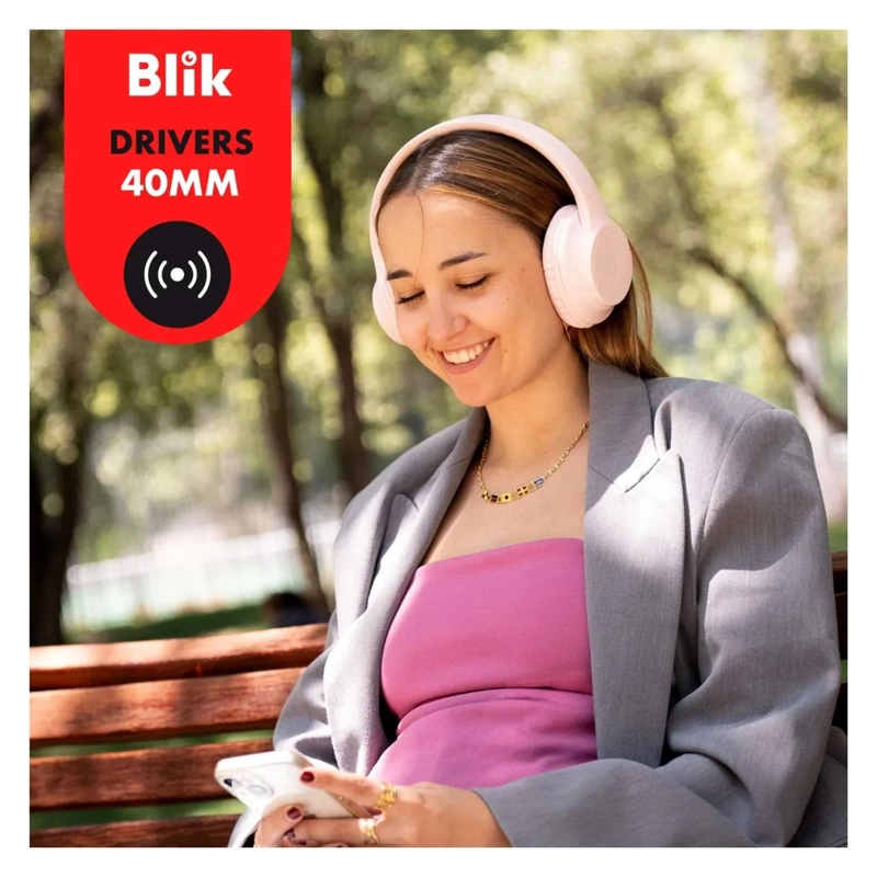 AUDIFONOS PORTATIL BLUETOOTH SOUL BLIK 20 WATT ROSA - 4