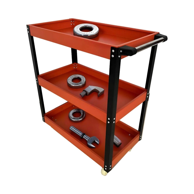 RACK ORGANIZADOR TALLER MECANICO 3 NIVELES 79X72X35 CM - 3