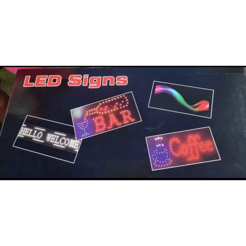 LETRERO LUZ LED ABIERTO MULTICOLOR - 3