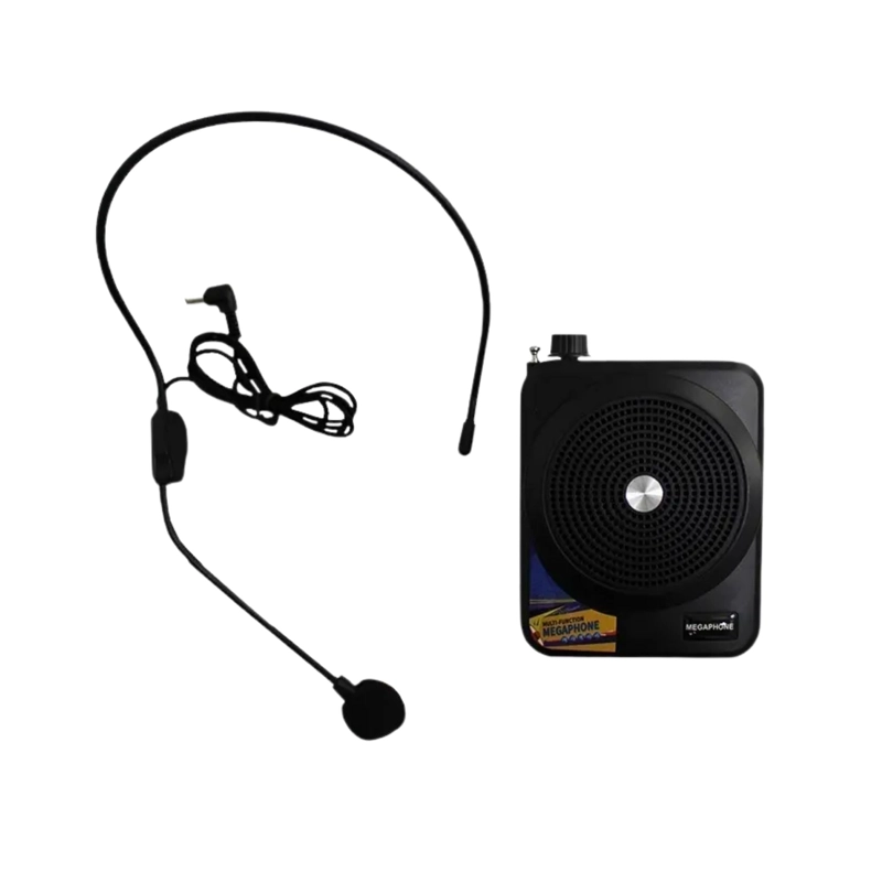 AMPLIFICADOR MICROFONO VOZ MULTI FUNCION USB RADIO MP3 - 2