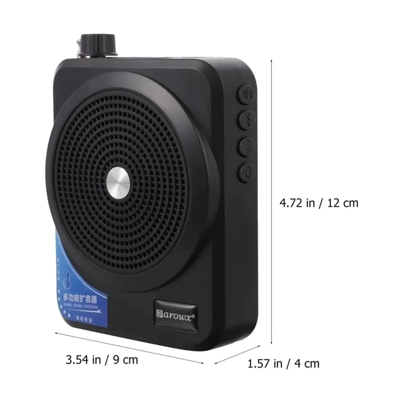 AMPLIFICADOR MICROFONO VOZ MULTI FUNCION USB RADIO MP3 - 3