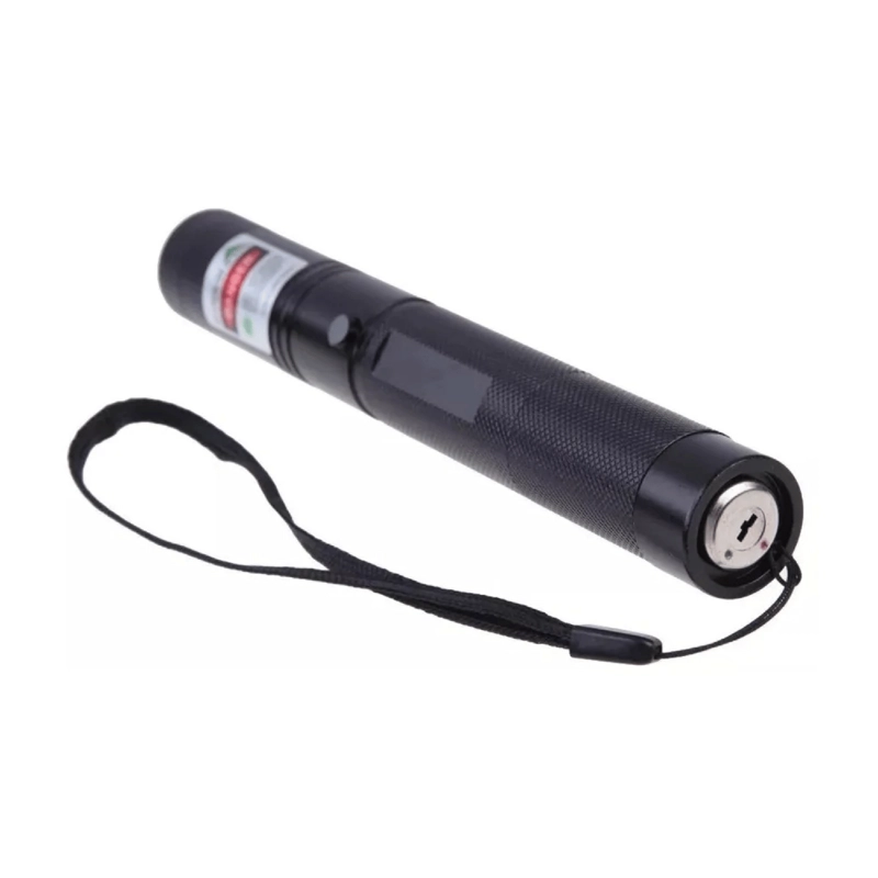 PUNTERO LASER METALICO LUZ VERDE 5000 WATT NEGRO - 1