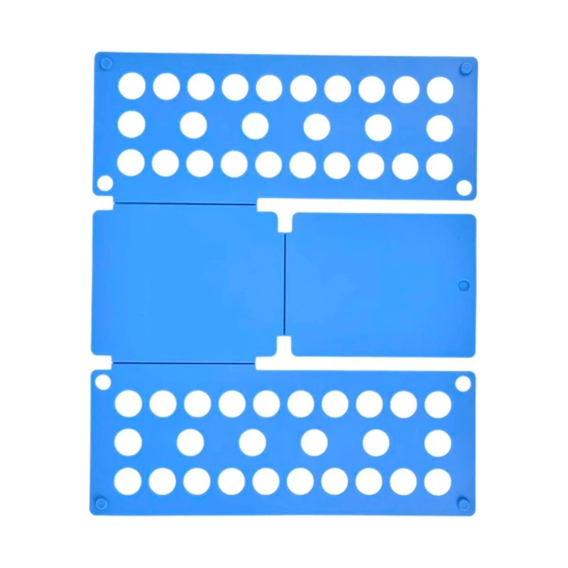 ORGANIZADOR DOBLADOR ROPA TABLA PLEGABLE 40X49 CM AZUL - 1