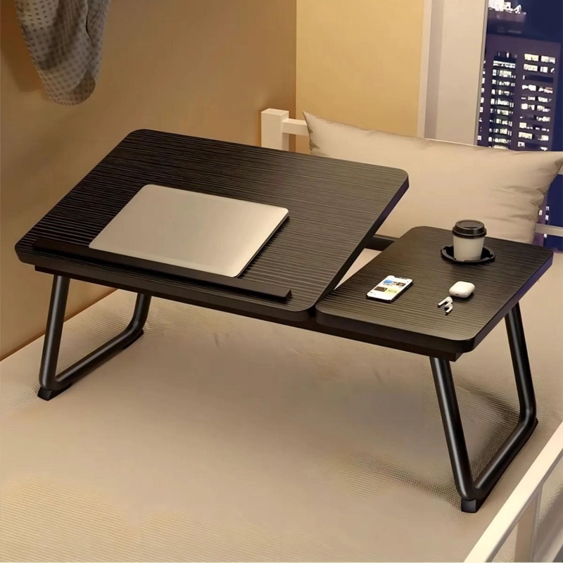 MESA CAMA PORTATIL PLEGABLE LAPTOP 55X32X25 CM NEGRO - 6