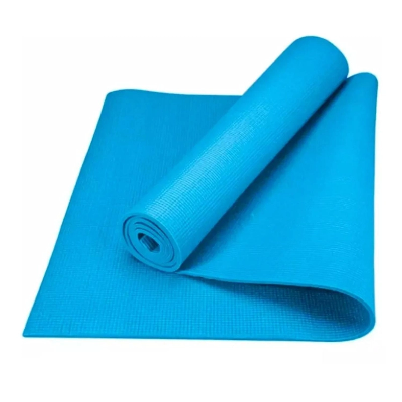 MAT ALFOMBRILLA YOGA PILATES EJERCICIO 4 MM CELESTE - 1