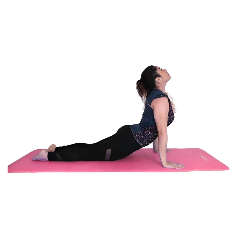 MAT ALFOMBRILLA YOGA PILATES EJERCICIO 10 MM ROSA - 3