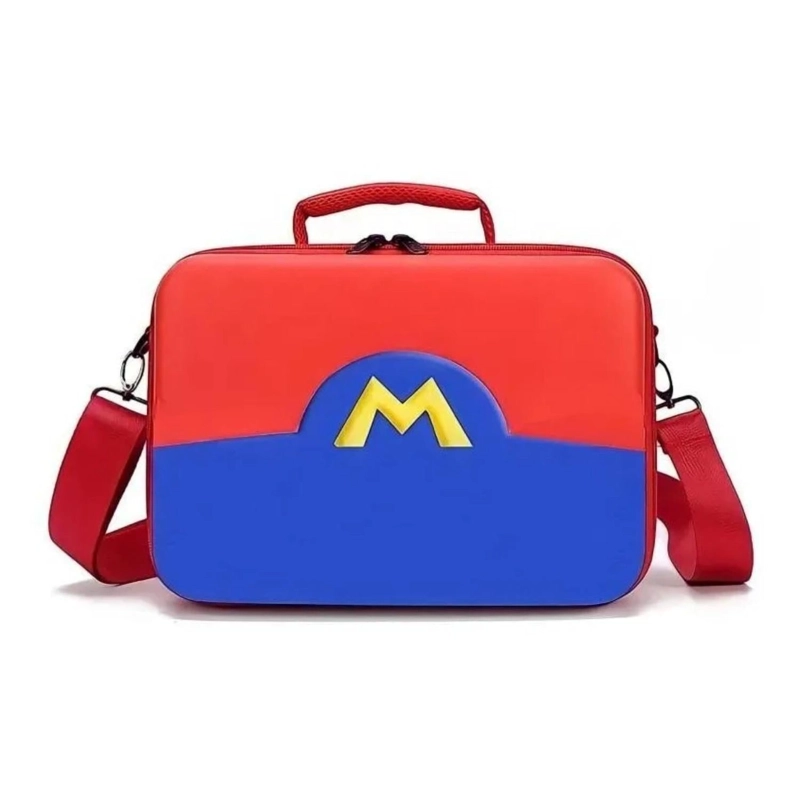 ESTUCHE FUNDA PROTECTORA CONSOLA NINTENTO SWITCH CORREA HOMBRO MARIO BROS - 1