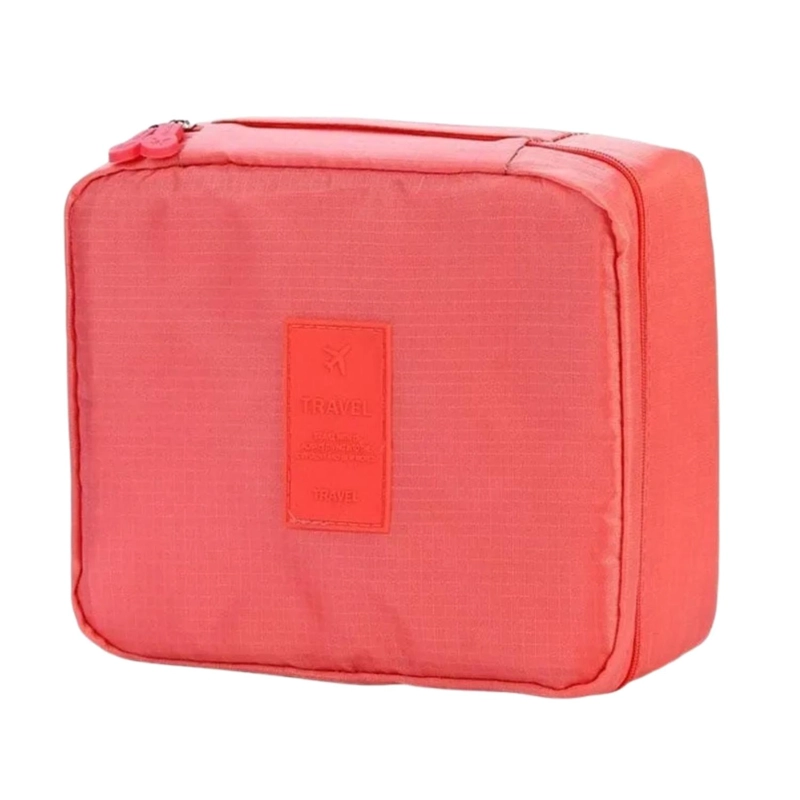 BOLSO NECESER ORGANIZADOR COSMETICOS 6 LT ROSA - 1
