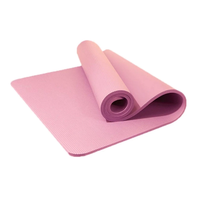 MAT ALFOMBRILLA YOGA PILATES EJERCICIO CORREA BOLSO 15 MM ROSA - 1