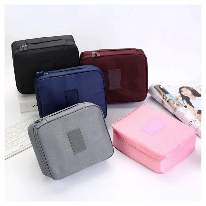BOLSO NECESER ORGANIZADOR COSMETICOS 6 LT FUCSIA - 3