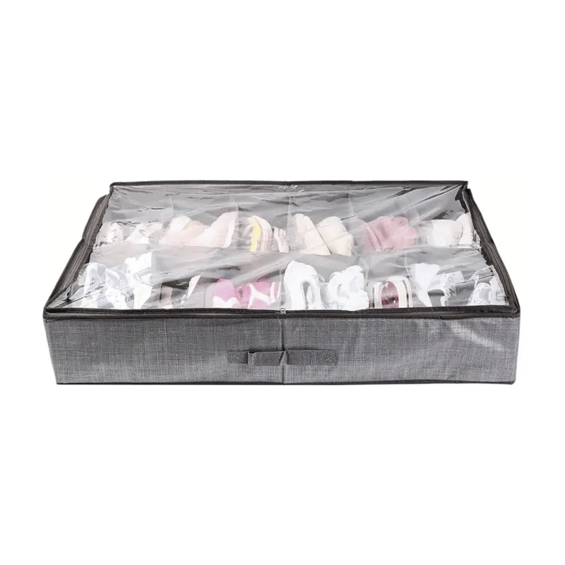 ORGANIZADOR ZAPATOS ALMACENAMIENTO BAJO CAMA 12 PARES - 1