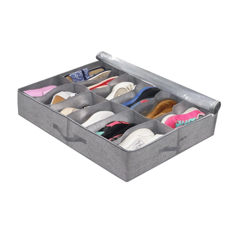 ORGANIZADOR ZAPATOS ALMACENAMIENTO BAJO CAMA 12 PARES - 3