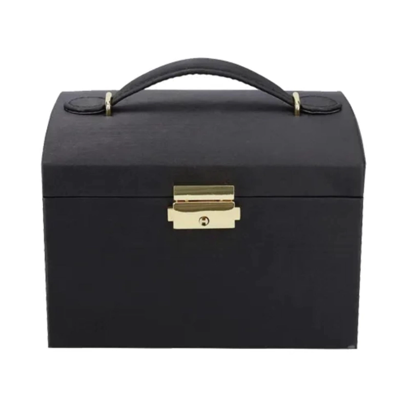 ORGANIZADOR JOYAS MULTIUSOS 3 NIVELES CAJON NEGRO - 2