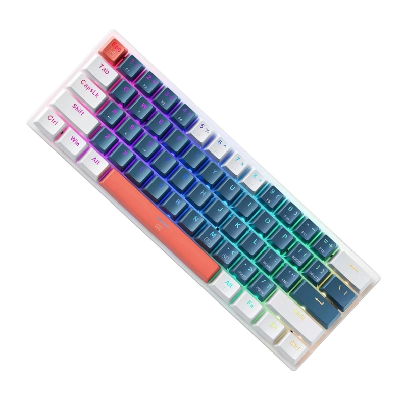 TECLADO GAMER PROFESIONAL MECANICO 60% RGB LED - 2