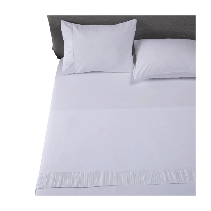 SABANAS COLCHON KING MICROFIBRA 300 HILOS BLANCO - 1