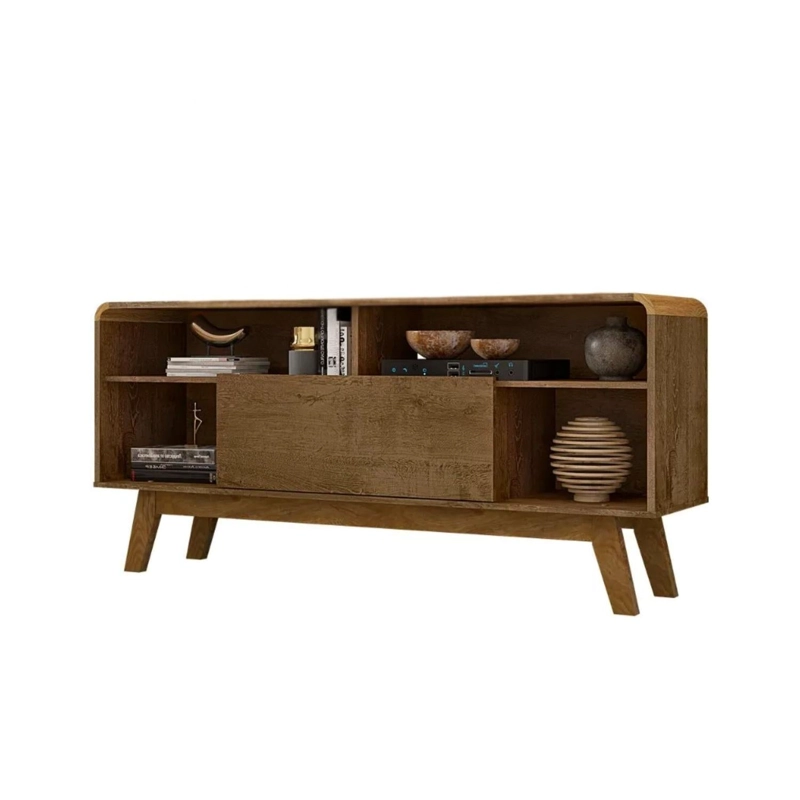 RACK ESTANTE TV 55 LAZULI 136X36X64 CM MARRON - 3