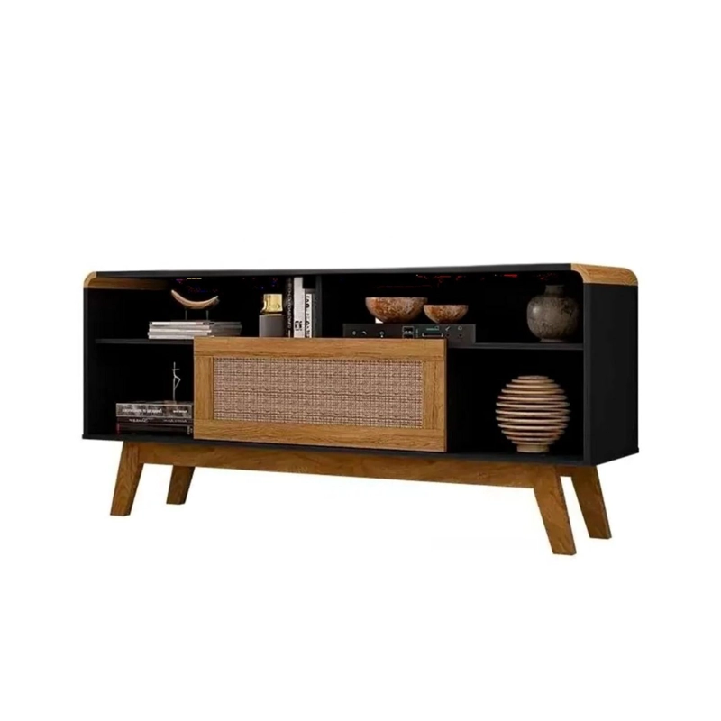 RACK ESTANTE TV 55 LAZULI 136X36X64 CM BEIGE - 3