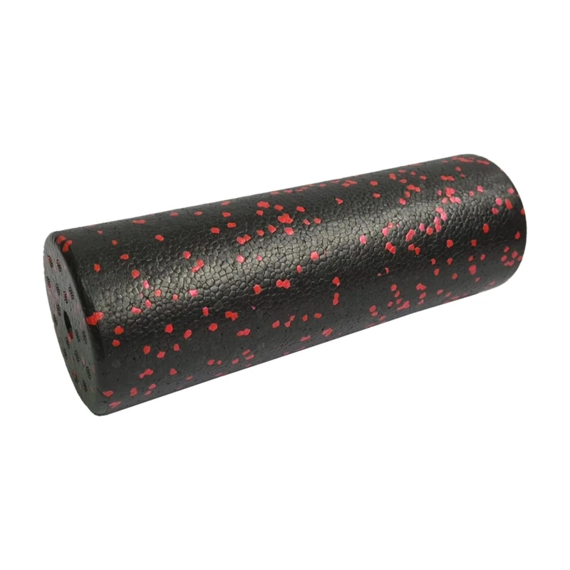 RODILLO YOGA PILATES EJERCICIOS ELONGACION 30X10 CM NEGRO - 2