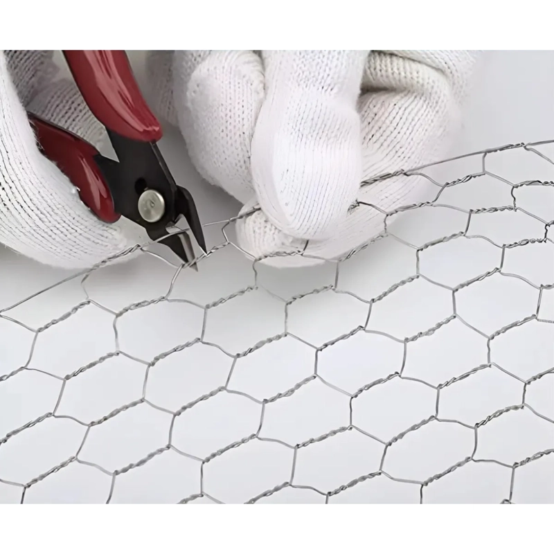 TEJIDO MALLA EXAGONAL GALLINERA ACERO INOXIDABLE 1X20 MTS - 5