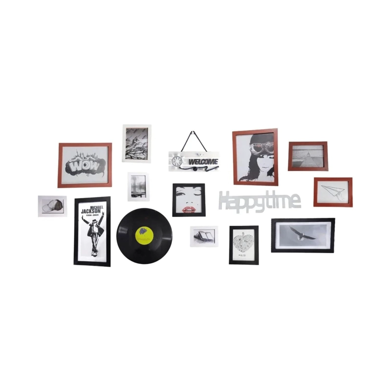 SET 12 MARCOS DECORATIVOS PARED VINTAGE - 1