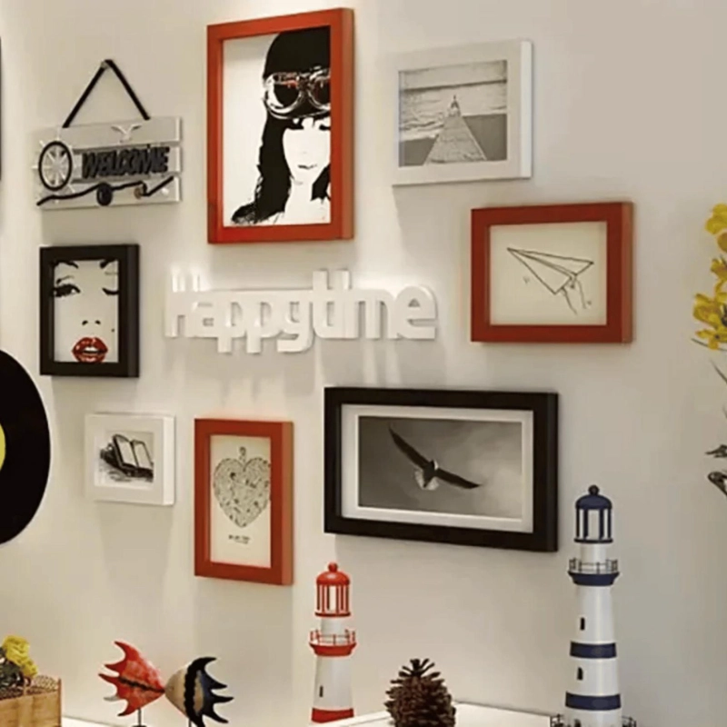 SET 12 MARCOS DECORATIVOS PARED VINTAGE - 5