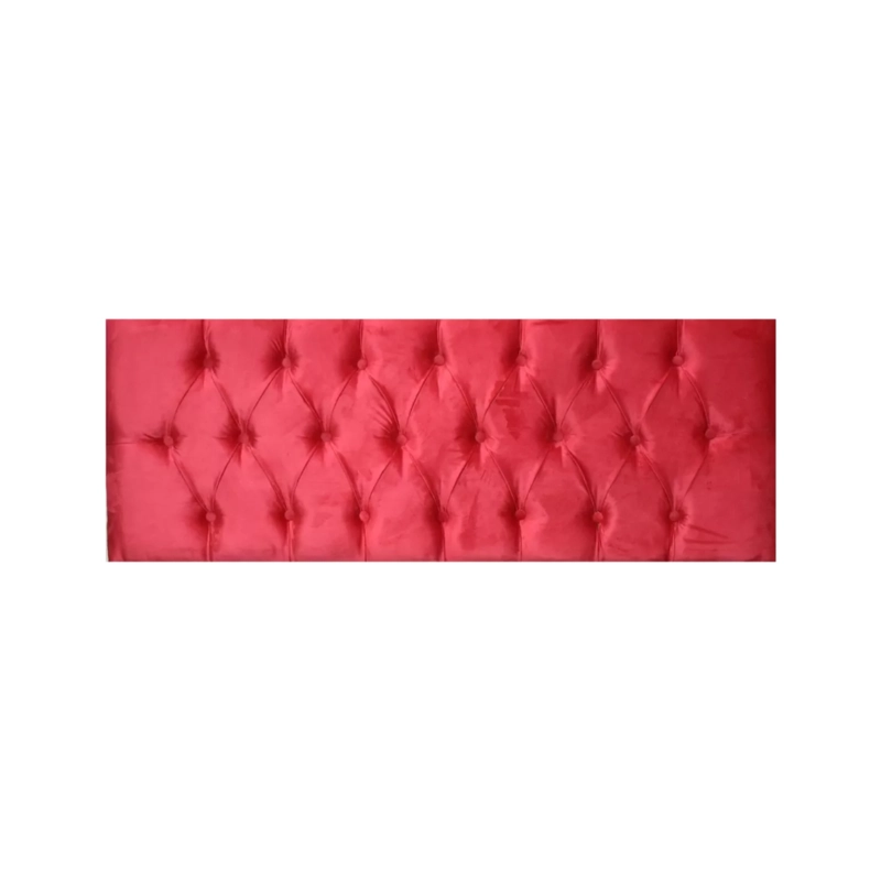 RESPALDO ELEGANTE SUPER KING CAPITONE 200X60 CM ROJO FELPA - 1