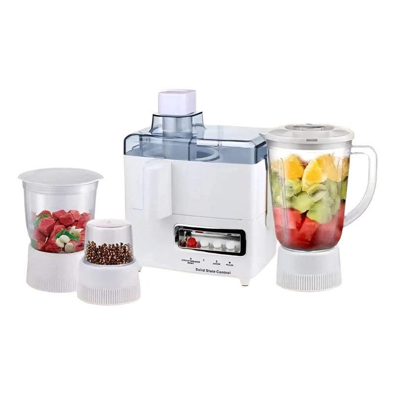 SET 4 EN 1 LICUADORA EXTRACTOR JUGO PROCESADOR ALIMENTOS 15000 ML 800 WATT - 1