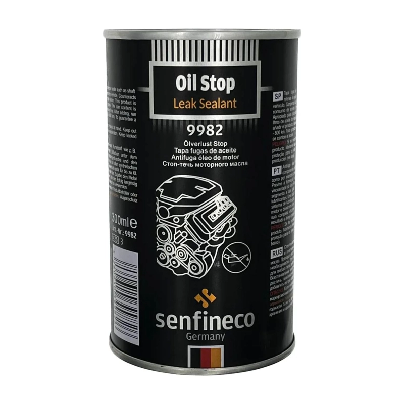 SELLADOR TAPADOR FUGA ACEITE GOMA MOTOR OIL STOP 300 ML - 1